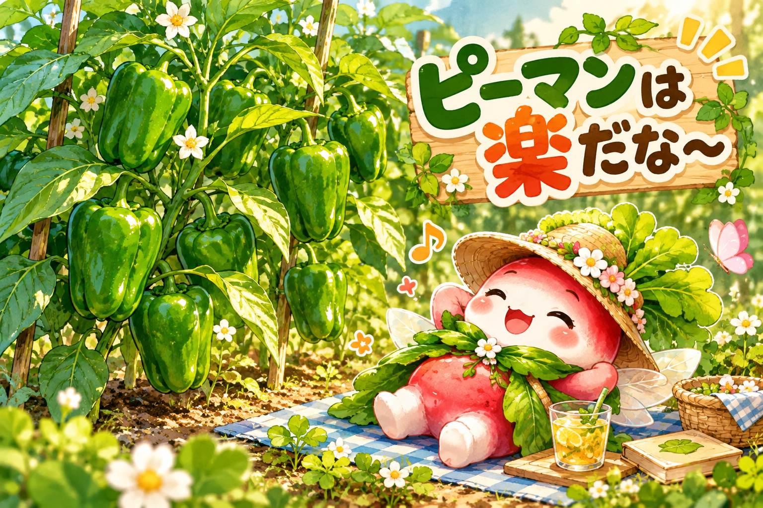 ピーマンは楽だ
